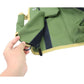 Green Portable Roll-Up Tool Organizer with Zippered Pockets
