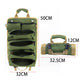 Khaki Portable Roll-Up Tool Organizer with Zippered Pockets