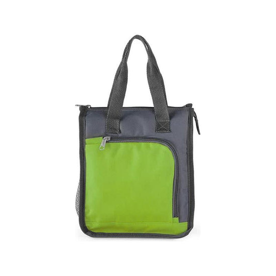Green  Portable Insulated Lunch Bag for Office, Picnic, and Grocery Use