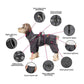 XL Laser Adjustable Waterproof Reflective Dog Raincoat with Harness Design