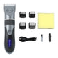 Grey Rechargeable Pet Hair Clipper with Adjustable Blades