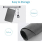 Silver Waterproof Quick-Dry Kitchen Mat - Non-Slip Rubber Base, Absorbent Technology Fabric, 4mm Thick