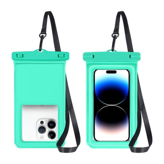 Green Floating Waterproof Phone Pouch - Secure and Durable