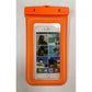 Orange Floating Waterproof Phone Pouch - Secure and Durable