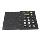 Felt Jewelry Display Book for Pin and Brooch Storage, Compact and Portable Organizer