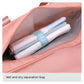 Pink Stylish Gym Travel Bag with Shoe Compartment, Lightweight and Durable Design