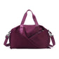 Dark Purple Stylish Gym Travel Bag with Shoe Compartment, Lightweight and Durable Design
