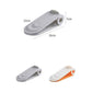 2 PCS Grey Adjustable Shoe Slot Organizer - Space-Saving Shoe Storage Solution for Closet and Shelf