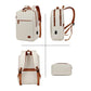 Black Minimalist USB Charging Laptop Backpack - Elegant and Spacious Travel Bag
