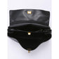 Elegant Black Leather Handbag with Gold Accents - Versatile Shoulder and Hand Carry