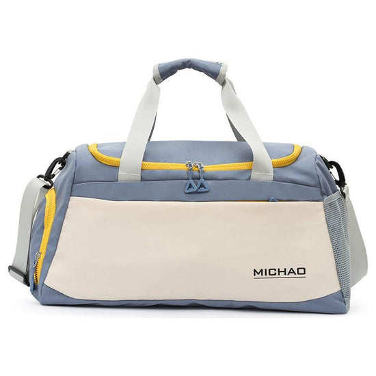 Blue Large Capacity Gym Bag with Wet and Dry Separation – Multifunctional Travel, Sports, and Swimming Bag for Men and Women