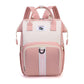 Pink New Large Capacity Mommy Bag – Portable and Lightweight Multi-Function Diaper Backpack, Stylish Baby and Mom Storage Bag