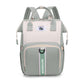 Green New Large Capacity Mommy Bag – Portable and Lightweight Multi-Function Diaper Backpack, Stylish Baby and Mom Storage Bag