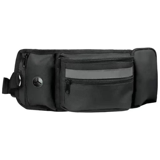 Black Portable Dog Training Bag - Multi-Function Pet Snack Pouch, Waste Bag Holder, and Training Waist Bag for Dog Walking and Outdoor Adventures