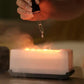 White Timing Simulation Aroma Diffuser Usb Household Flame Humidifier Aromatherapy Machine Spray Air Flame Humidifier Diffuser