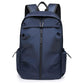 Dark Blue Casual Korean Style Backpack - Versatile Laptop Bag for Students, Business, and Travel - Fashionable and Practical
