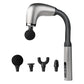 Silver Electric Elbow Fascia Gun for Body/Head Relief Portable Silent Body Fatigue Reliever Hot Selling Massager