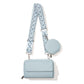 Light Blue 2-piece combination new mobile phone shoulder bag niche design one-shoulder messenger bag mobile phone bag multi-function wide shoulder strap mother-and-child bag