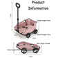 Pink Compact Foldable Pet Stroller for Dogs and Cats – Lightweight Travel Pushchair for Small Pets, Teddy Dogs, and Cats – Portable and Collapsible Pet Buggy for Outdoor Adventures