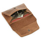 Brown Genuine Leather Women&