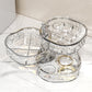 Grey Three-Layer Rotatable Jewelry Organizer Box - Stylish and Anti-Oxidation Storage for Earrings, Necklaces, and Rings