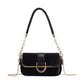 Black Elegant Quilted Chain Shoulder Bag for Office Professionals | Simple and Fashionable Small Square Bag for Women