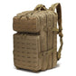 Khaki Outdoor sports backpack Large capacity travel commuter backpack Water-proof multifunctional backpack