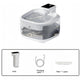 White 4.5L Rechargeable Pet Water Fountain for Cats & Dogs - Automatic Circulating Water Dispenser with Large Capacity