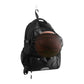 Black Large Capacity Sports Backpack, Waterproof Basketball & Soccer Bag, Separate Shoe Compartment, Student Backpack