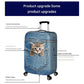 L 25-28 Inch Elastic Luggage Cover with Zipper, Travel Suitcase Protector, Scratch Resistant Luggage Cover