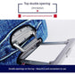 L 25-28 Inch Elastic Luggage Cover with Zipper, Travel Suitcase Protector, Scratch Resistant Luggage Cover