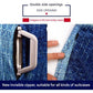 L 25-28 Inch Elastic Luggage Cover with Zipper, Travel Suitcase Protector, Scratch Resistant Luggage Cover