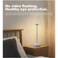 White Modern Minimalist Aluminum LED Mushroom Night Light - Creative Bedside Atmosphere Lamp for Dining Room and Bedroom