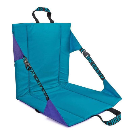 Blue Portable Outdoor Camping Seat Pad with Backrest, Foldable & Waterproof Concert Cushion, 600D Oxford Fabric, Ideal for Hiking & Picnics