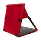 Black And Red Portable Outdoor Camping Seat Pad with Backrest, Foldable & Waterproof Concert Cushion, 600D Oxford Fabric, Ideal for Hiking & Picnics