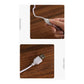 Silver Glass Mountain Ambient Night Light - USB Rechargeable Touch Control Bedside Lamp - Adjustable 3-Color Light