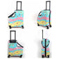 Colorful Kids Ride-On Luggage – 20-Inch Cartoon Travel Suitcase with Footrest, Durable Rolling Carry-On for Children