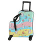 Colorful Kids Ride-On Luggage – 20-Inch Cartoon Travel Suitcase with Footrest, Durable Rolling Carry-On for Children