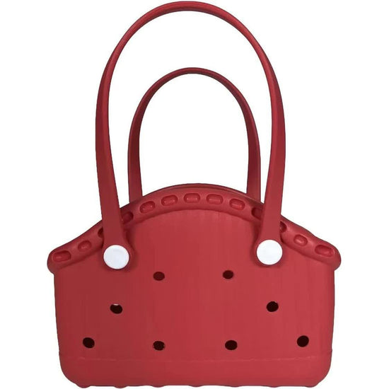 Red Portable EVA Pet Handbag - DIY Custom Decoration Carrier for Small Pets, Beach, and Outdoor Use (Large Capacity)