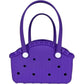 Purple Portable EVA Pet Handbag - DIY Custom Decoration Carrier for Small Pets, Beach, and Outdoor Use (Large Capacity)