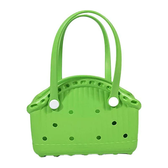 Green Portable EVA Pet Handbag - DIY Custom Decoration Carrier for Small Pets, Beach, and Outdoor Use (Large Capacity)