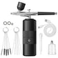 Black Portable Oxygen Infusion Nano Spray Facial Beauty Instrument - High Pressure Needle-Free Skin Care Mist Sprayer