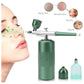 Black Portable Oxygen Infusion Nano Spray Facial Beauty Instrument - High Pressure Needle-Free Skin Care Mist Sprayer