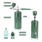 Green Portable Oxygen Infusion Nano Spray Facial Beauty Instrument - High Pressure Needle-Free Skin Care Mist Sprayer