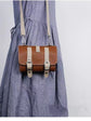 Brown Vintage Bicycle Handlebar Bag – Universal Front & Rear Bike Accessory for Commuting and Cycling
