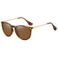 Leopard Brown Lens Stylish Polarized Sunglasses for Men and Women - UV Protection, Lightweight Design, Trendy Sunglasses for Outdoor Activities