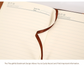 Orange A5 Multi-Functional PU Leather Notebook with Pockets - Office Planner and Journal