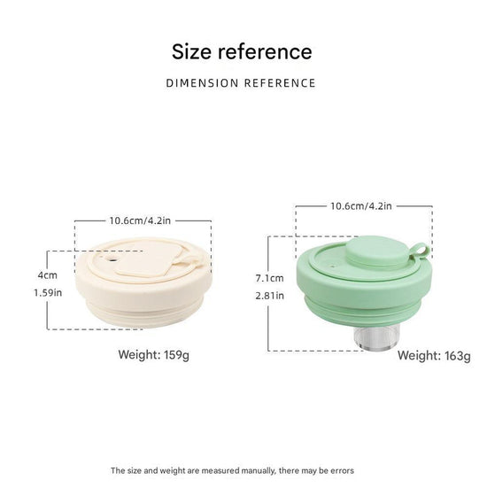 Green 40oz Silicone Replacement Coffee and Pill Mug Lid - BPA-Free, Leak-Proof, Dishwasher Safe