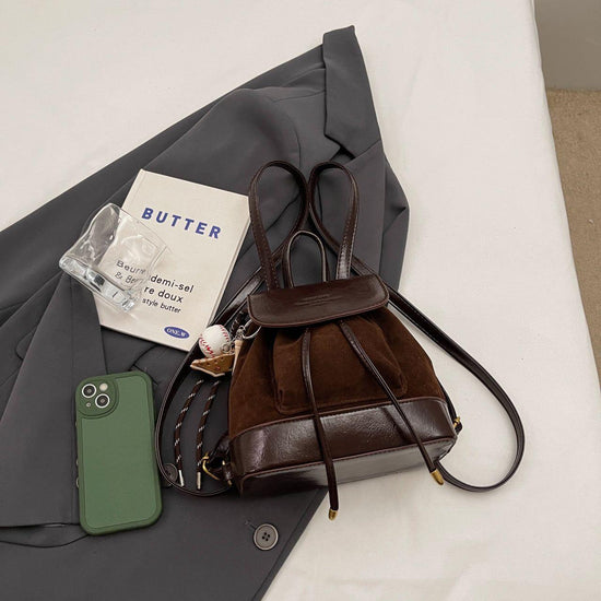 Brown Vintage Suede Women&