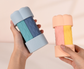 Beige Combination Travel Silicone Refillable Bottles Set - 4-in-1 Portable Containers for Shampoo and Shower Gel, TPR+PE Material, Compact and Leak-Proof